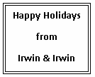 Happy Holiday Sign